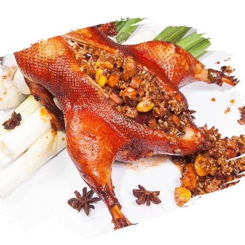 网红八宝鸭,八宝鸭的独特魅力与制作技巧